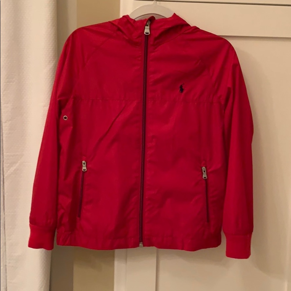 Ralph Lauren polo windbreaker/rain jacket red 6